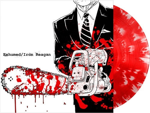 Exhumed 、 Iron Reagan - Exhumed / Iron Reagan - Import Red & White Splatter Vinyl LP Recurd