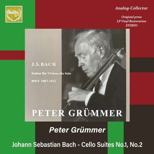 Peter Grummer - Bach, Johann Sebastian:Cello Suites Nos.1, 2 - Import CD