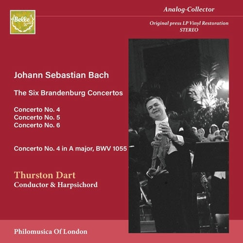 Thurston Dart / Philomusica of London - J.S. bach : Brandenburg Concertos Vol.2 -Nos.4, 5, 6 - Import CD