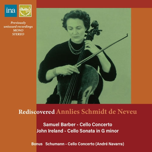 Anneliese Schmidt‑de Neve - Annlies Schmidt De Neveu: Rediscovered - Import CD