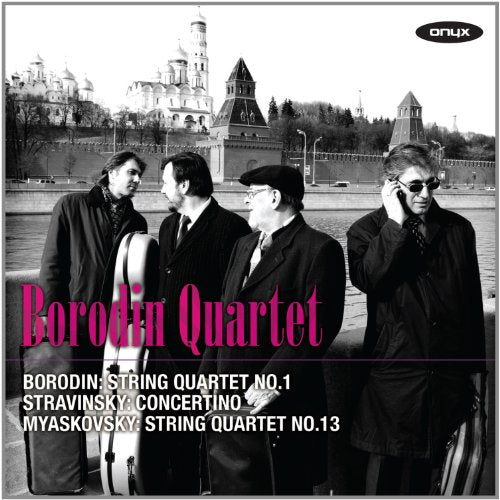 Borodin Quartet - Borodin: String Quartet No.1 Op.4; Stravinsky: Concertino; Miaskovsky: String Quartet No.13 Op.86 - Import CD