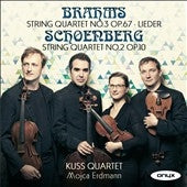 Brahms - Brahms & Schoenberg: String Quartets - Import CD