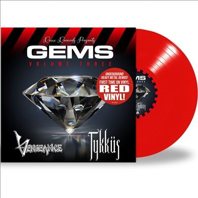 Vengeance 、 Tykkus - Gems Vol. 3 - Import Red Vinyl LP Record Limited Edition