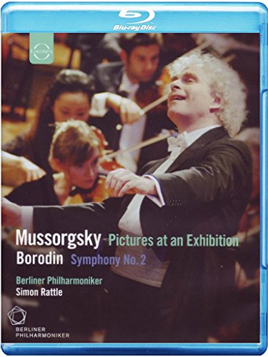 Mussorgsky, Modest (1839-1881) - Mussorgsky Pictures at an Exhibition, Borodin Symphony No, 2, Shostakovich, etc : Rattle / Berlin Philharmonic - Import Blu-ray Disc