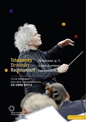 Stravinsky (1882-1971) - Le Sacre Du Printemp: Rattle / Bpo +rachmaninov: Piano Concerto, 3, : Bronfman(P), Tchaikovsky - Import DVD