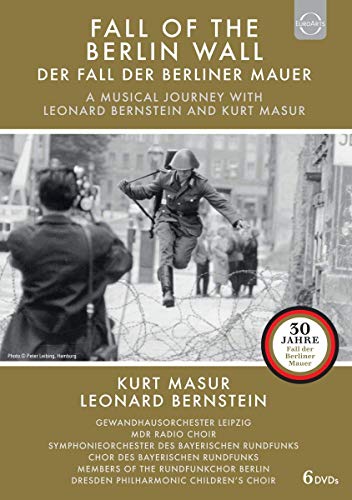 Kurt Masur, Leipzig Gewandhaus Orchestra, Leonard Bernstein, Bavarian Radio Symphony Orchestra. - Fall Of The Berlin Wall +concert: Mazur / Lgo Bernstein / Bavarian Rso Berlin Rso Lso Kirov Etc (6DVD) - Import 6 DVD Box