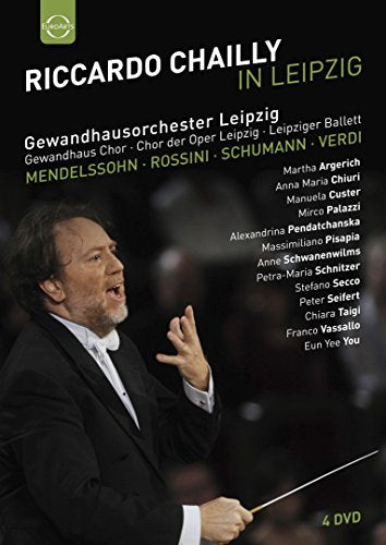 Martha Argerich etc. / Gewandhausorchester Leipzig, Riccardo Chailly - Riccardo Chailly in Leipzig (Mendelssohn, Rossini, Schumann, Verdi) - Import 4 DVD Box