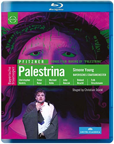 Pfitzner (1869-1949) - "Palestrina : Stuckl, Simone Young / Bavarian State Opera, Ventris, Struckmann, P.Rose, Volle, etc (2009 Stereo)" - Import Blu-ray Disc