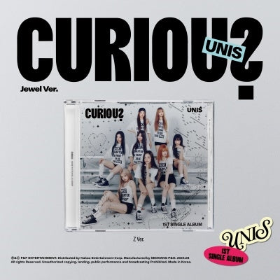 UNIS - CURIOUS: 1st Single (Jewel Ver.) - Import CD single