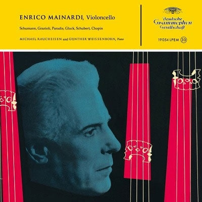 Enrico Mainardi - Enrico Mainardi, Violoncello Schumann, Gaprint, Paradie, Clark, Schubert, Chopin - Import 180g Vinyl LP Recurd Limited Edition