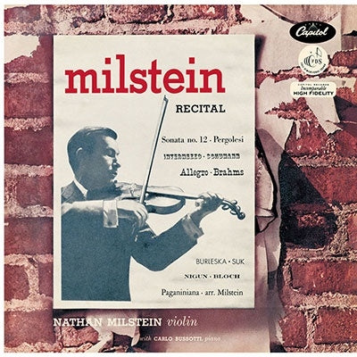 Nathan Milstein - A Nathan Milstein Recital - Import Vinyl LP Record