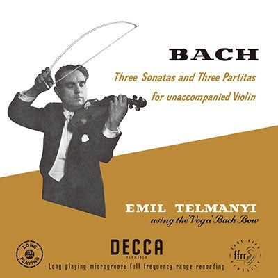 Emil Talmanyi - Three Sonatas & Three Partitas For Unaccompanied Violin (J.S. Bach) - Import Vinyl 3 LP Record Limited Edition