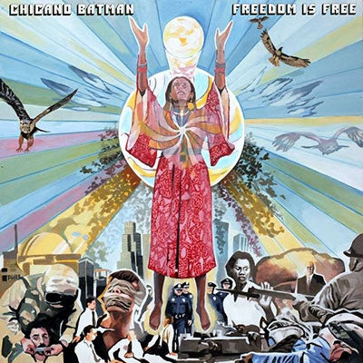 Chicano Batman - Freedom Is Free - Import Pink & Blue Splatter Vinyl LP Record Limited Edition