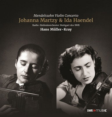 Johanna Martzy / Ida Haendel - Mendelssohn: Violin Concerto - Import 180g Vinyl LP Record Limited Edition