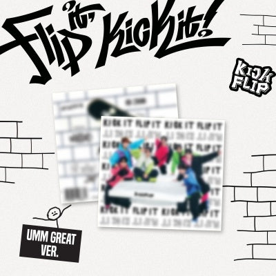 KickFlip - Flip it, Kick it!: 1st Mini Album (Umm Great ver.) - Import CD