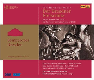 Rudolf Kempe - Weber: Der Freischutz Semperoper Edition - Import 3 CD