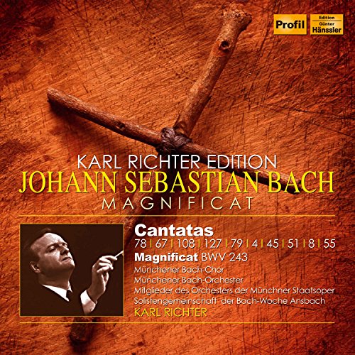 Bach (1685-1750) - Cantatas, Magnificat: Karl Richter / Munich Bach O & Cho Bachwoche Ansbach Etc - Import 4 CD
