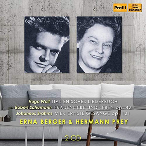 Brahms / Berger / Malzer - Wolf: Italienisches Liederbuch; Schumann: Frauenliebe und Leben; Brahms: Vier Ernste Gesnge - Import 2 CD