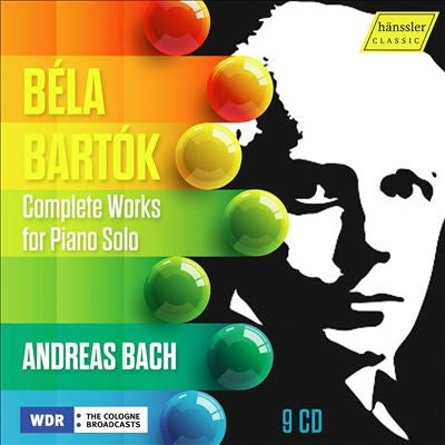 Andreas Bach - Bartok:Complete Works For Piano Solo - Import 9 CD