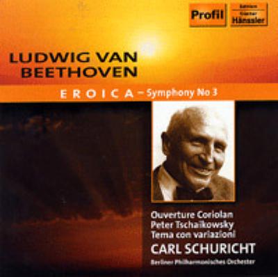 Berliner Philharmonic Orchestra - Beethoven/Tchaikovsky:Symphony No.3/Coriolan Ov/Suite No.3:Schuricht,C./Bpo - Import CD