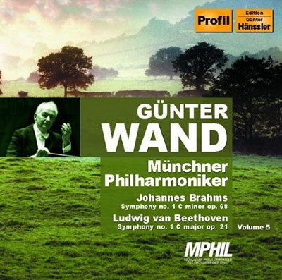 Gunter Wand - Beethoven:Symphony No.1/Brahms:Symphony No.1:Gunter Wand(cond)/Munich PO - Import CD