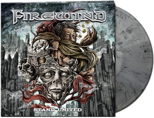 Firewind - Stand United - Import Silver, White & Black Marbled Vinyl LP Record Limited Edition