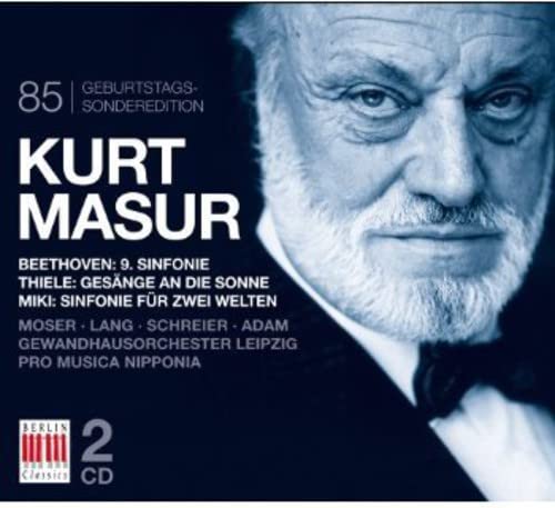 Beethoven (1770-1827) - Beethoven Symphony No.9, Thiele Gesange an die Sonne, Minoru Miki Symphony for Two Worlds : Masur / Gewandhaus Orchestra (1981)(2CD) - Import 2 CD