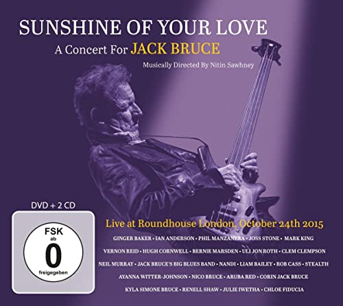 Various Artists - Sunshine Of Your Love: A Concert For Jack Bruce  - Import 2CD+DVD