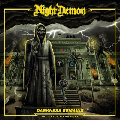 Night Demon - Darkness Remains (Deluxe & Expanded Edition) - Import Marbled Red/Yellow Vinyl LP Record Limited Edition