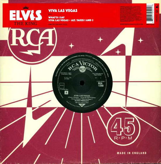 Elvis Presley - Viva Las Vegas (EU) [Limited] - Import Vinyl 10 inch Record