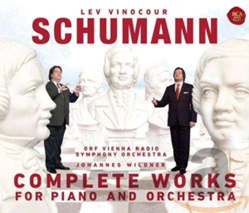 Schumann, Robert (1810-1856) - Complete Works for Piano & Orchestra : Vinocour, Wildner / Vienna Radio Symphony Orchestra (3CD) - Import 3 CD