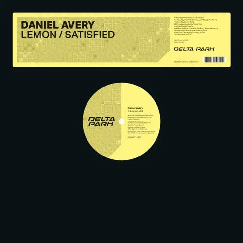 Daniel Avery - Lemon / Satisfied - Import Vinyl 12 inch Record