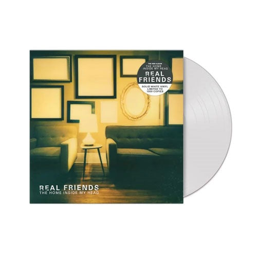 Real Friends - The Home Inside My Head - Import White Vinyl LP Record Limited Edition