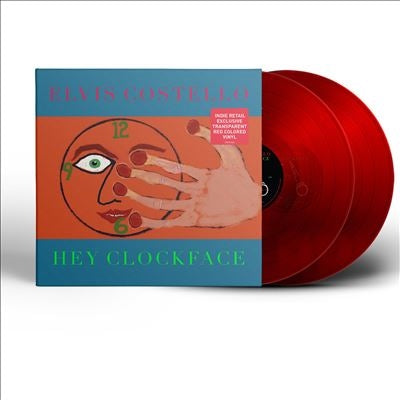 Elvis Costello - Hey Clockface - Import Transparent Red Vinyl 2 LP Record
