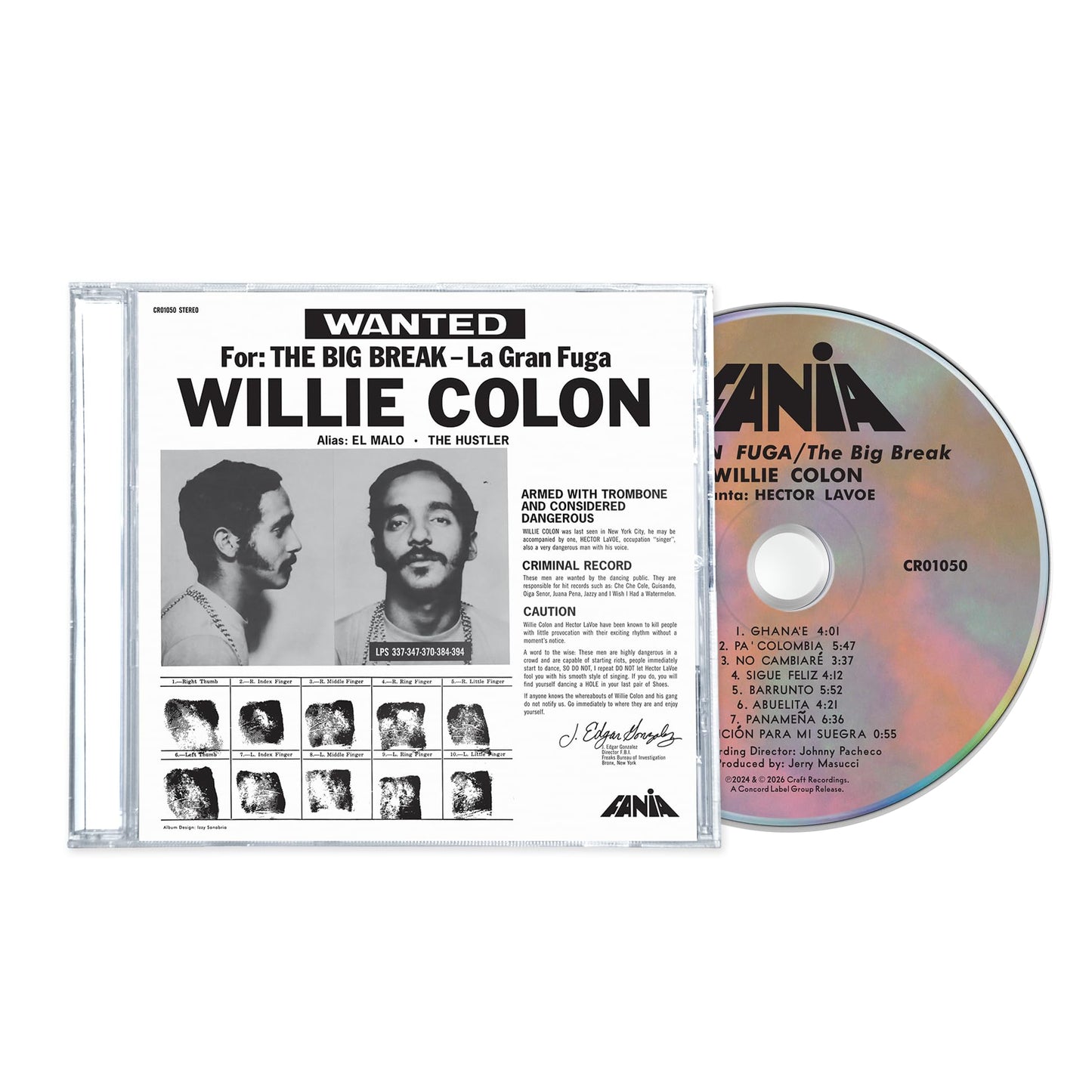 Willie Colon - La Gran Fuga - Import CD