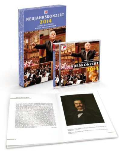 New Year's Concert - 2014 : Barenboim / Vienna Philharmonic (2CD +Concert Program)(Linited) - Import 3 CD