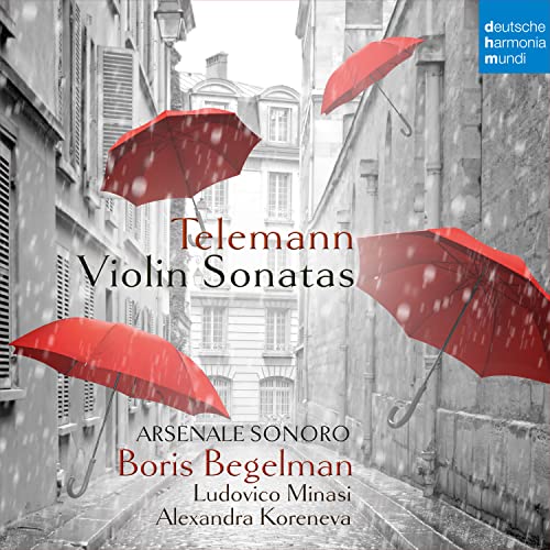 Telemann (1681-1767) - Violin Sonatas : Begelman(Vn)Minasi(Vc)Koreneva(Cemb) - Import CD