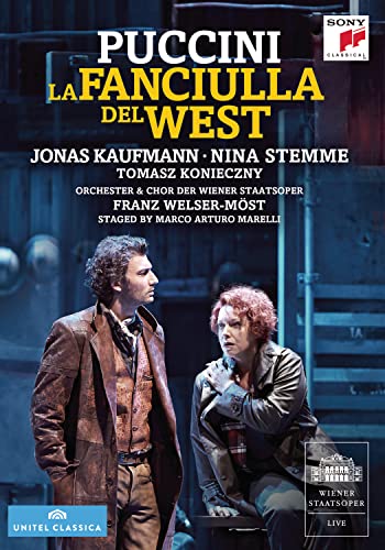 Puccini (1858-1924) - La Fanciulla del West : Marelli, Welser-Most / Vienna State Opera, Stemme, J.Kaufmann, etc (2013 Stereo) - Import DVD