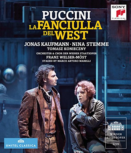 Puccini (1858-1924) - La Fanciulla del West : Marelli, Welser-Most / Vienna State Opera, Stemme, J.Kaufmann, etc (2013 Stereo) - Import Blu-ray Disc