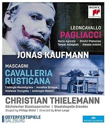 Mascagni / Leoncavallo - Mascagni Cavalleria Rusticana, Leoncavallo Pagliacci : Stolzl, Thielemann / Staatskapelle Dresden, J.Kaufmann, Monastyrska, Agresta, etc (2015 Stereo) - Import Blu-ray Disc