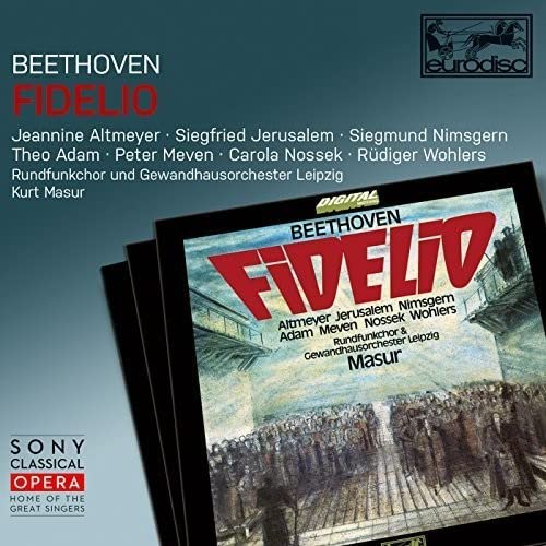 Beethoven (1770-1827) - Fidelio : Masur / Gewandhaus Orchestra, Altmeyer, Jerusalem, Nimsgern, etc (1980-81 Stereo)(2CD) - Import 2 CD