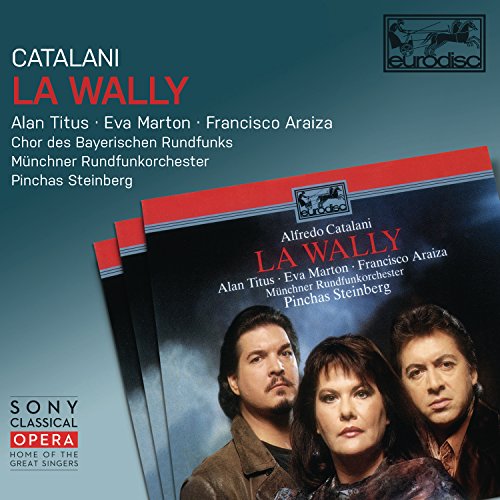 Catalani (1854-1893) - La Wally : P.Steinberg / Munich Radio Orchestra, Marton, Araiza, A.Titus, etc (1989 Stereo)(2CD) - Import 2 CD
