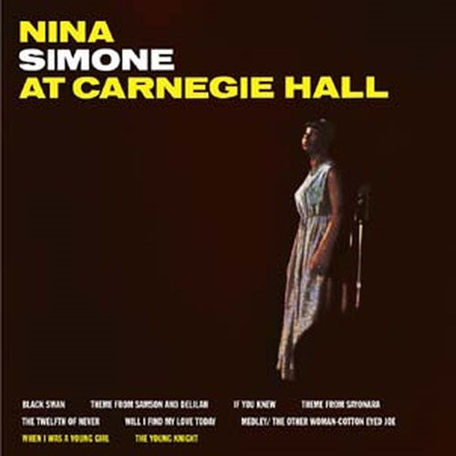 Nina Simone - At Carnegie Hall - Import Vinyl LP Recurd Limited Edition