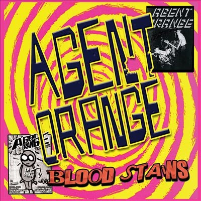 Agent Orange - Bloodstains - Import Yellow Vinyl 7 inch Single Record