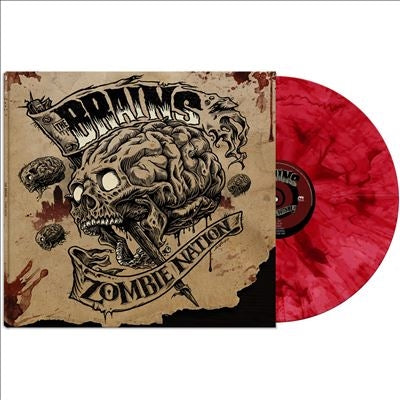 The Brains - Zombie Nation - Import Red Vinyl LP Record Limited Edition