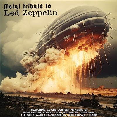 Various Artists - A Metal Tribute To Led Zeppelin - Import Red Vinyl LP Record Limited Edition
