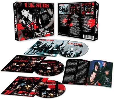 U.K. Subs - Rooms Splashed With Blood: 1980/1982/2008 - Import 3 CD Box set