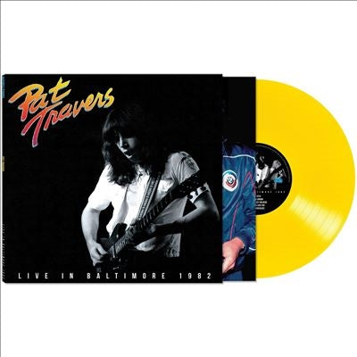 Pat Travers - Live In Baltimore 1982 - Import Yellow Vinyl LP Record