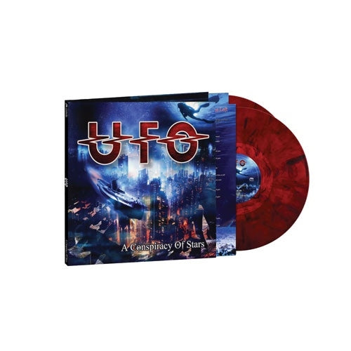 UFO - A Conspiracy of Stars (Deluxe) - Import Red & Black Marble Vinyl 2 LP Record Bonus Track