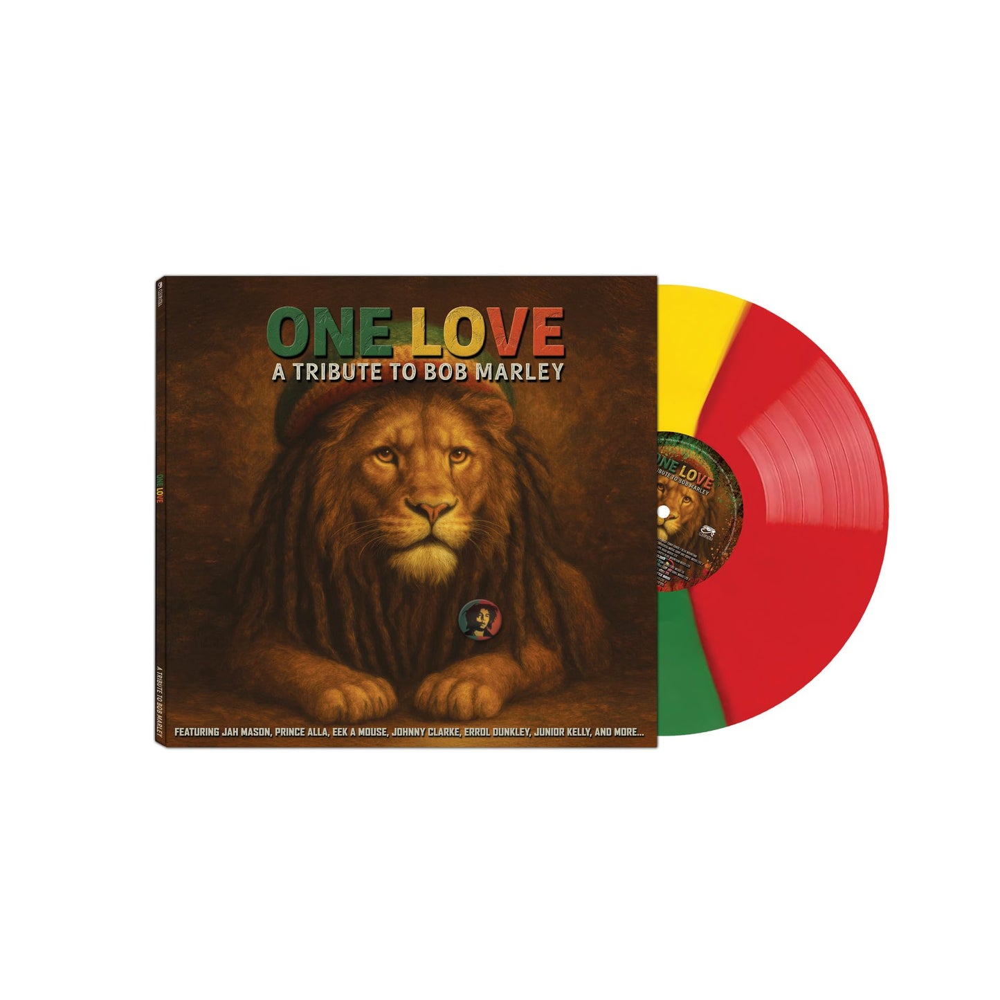 Various Artists - One Love- Tribute To Bob Marley - Import Red & Green & Yellow Vinyl LP Record Limited Edition